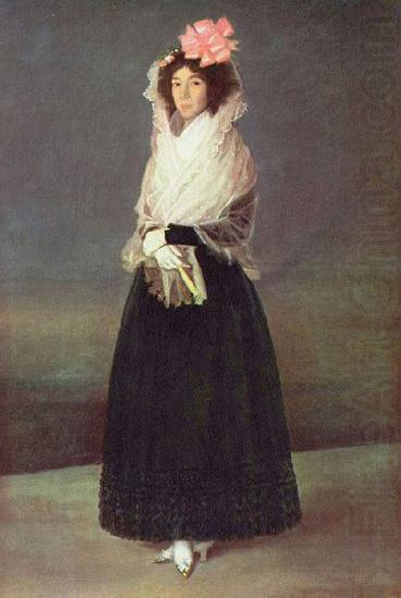 Francisco de Goya Portrat der Comtesse del Carpio china oil painting image